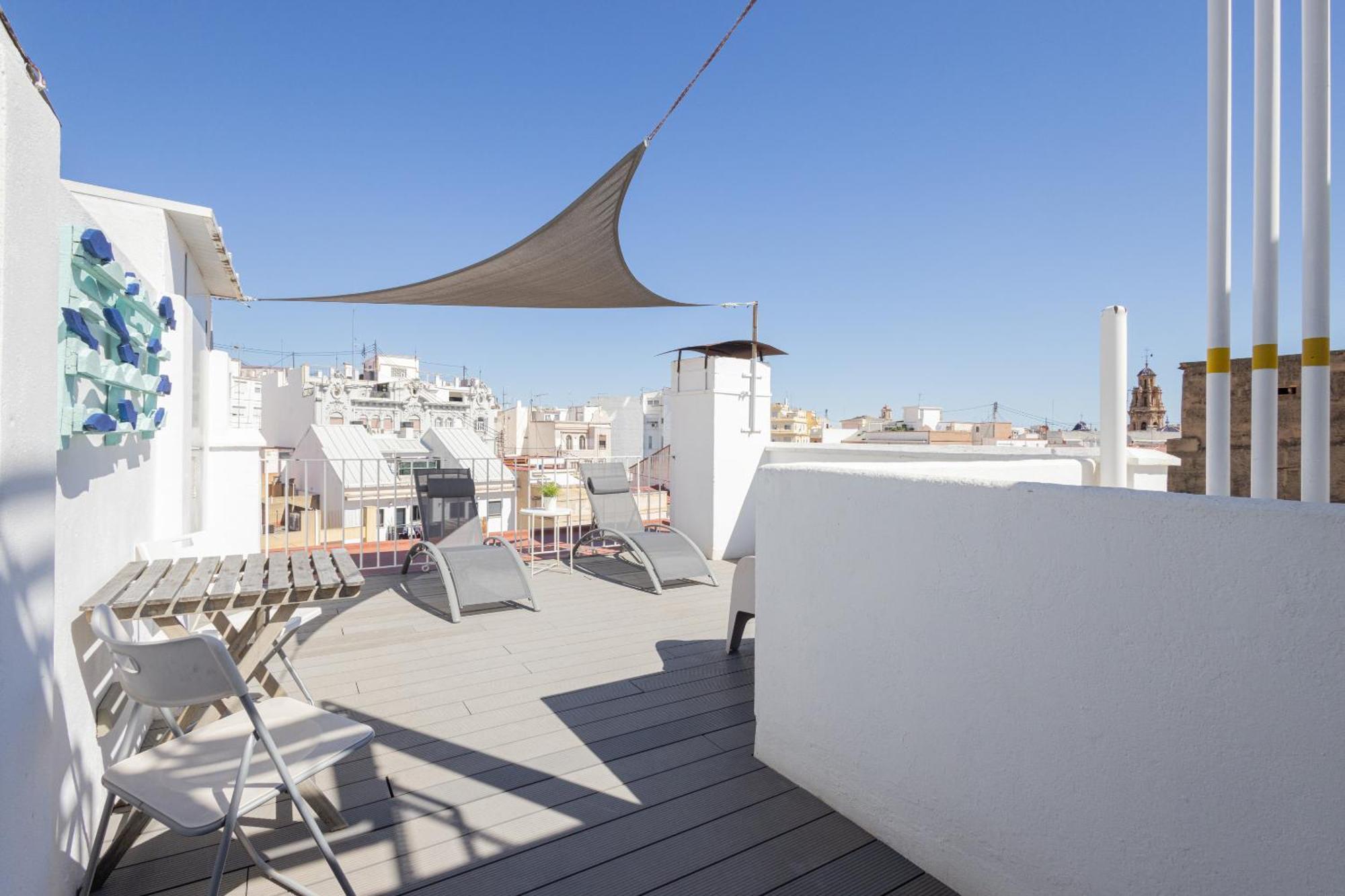 Florit Flats - Atico Oasis De Ruzafa Apartman Valencia Kültér fotó