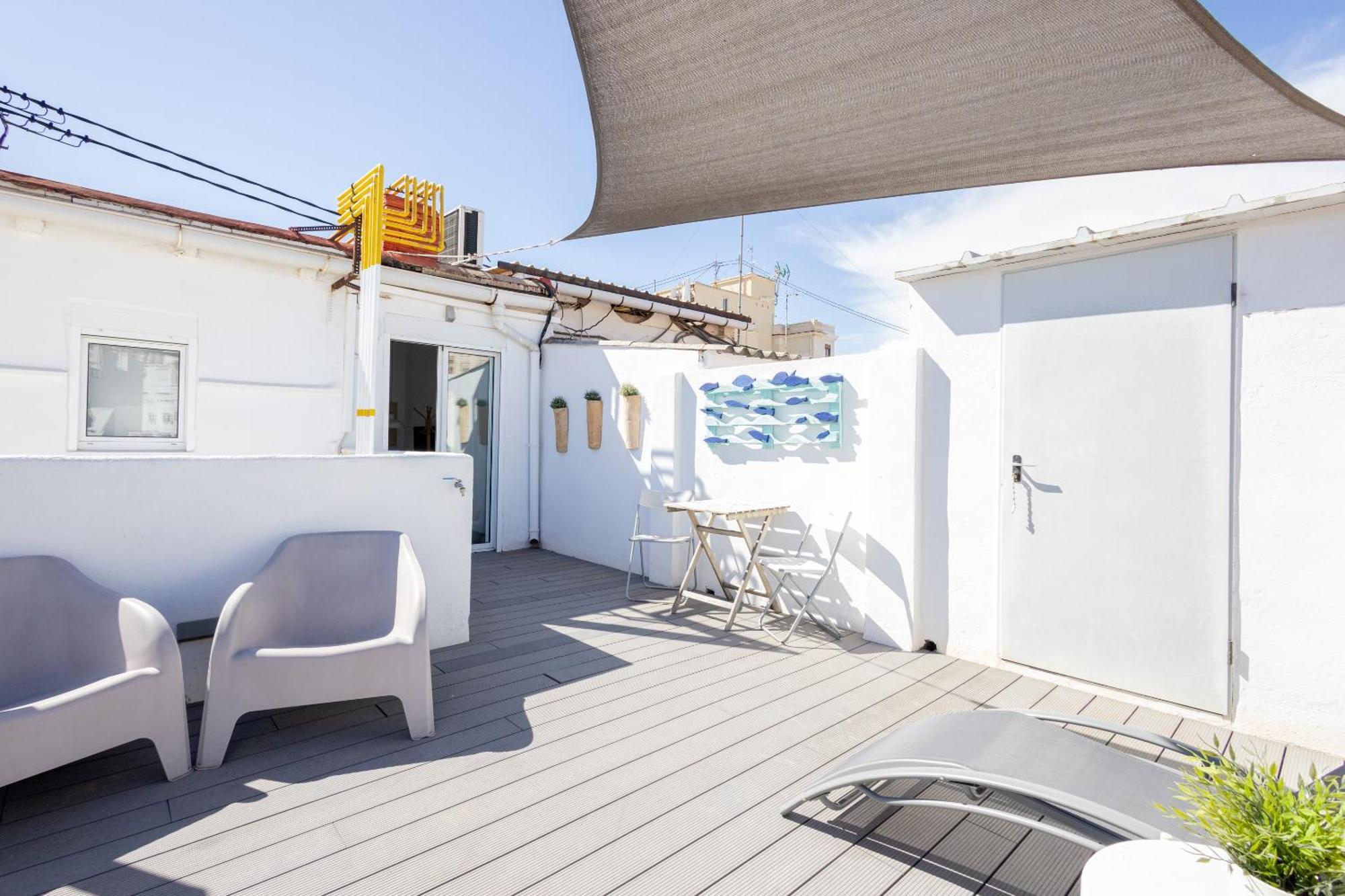 Florit Flats - Atico Oasis De Ruzafa Apartman Valencia Kültér fotó